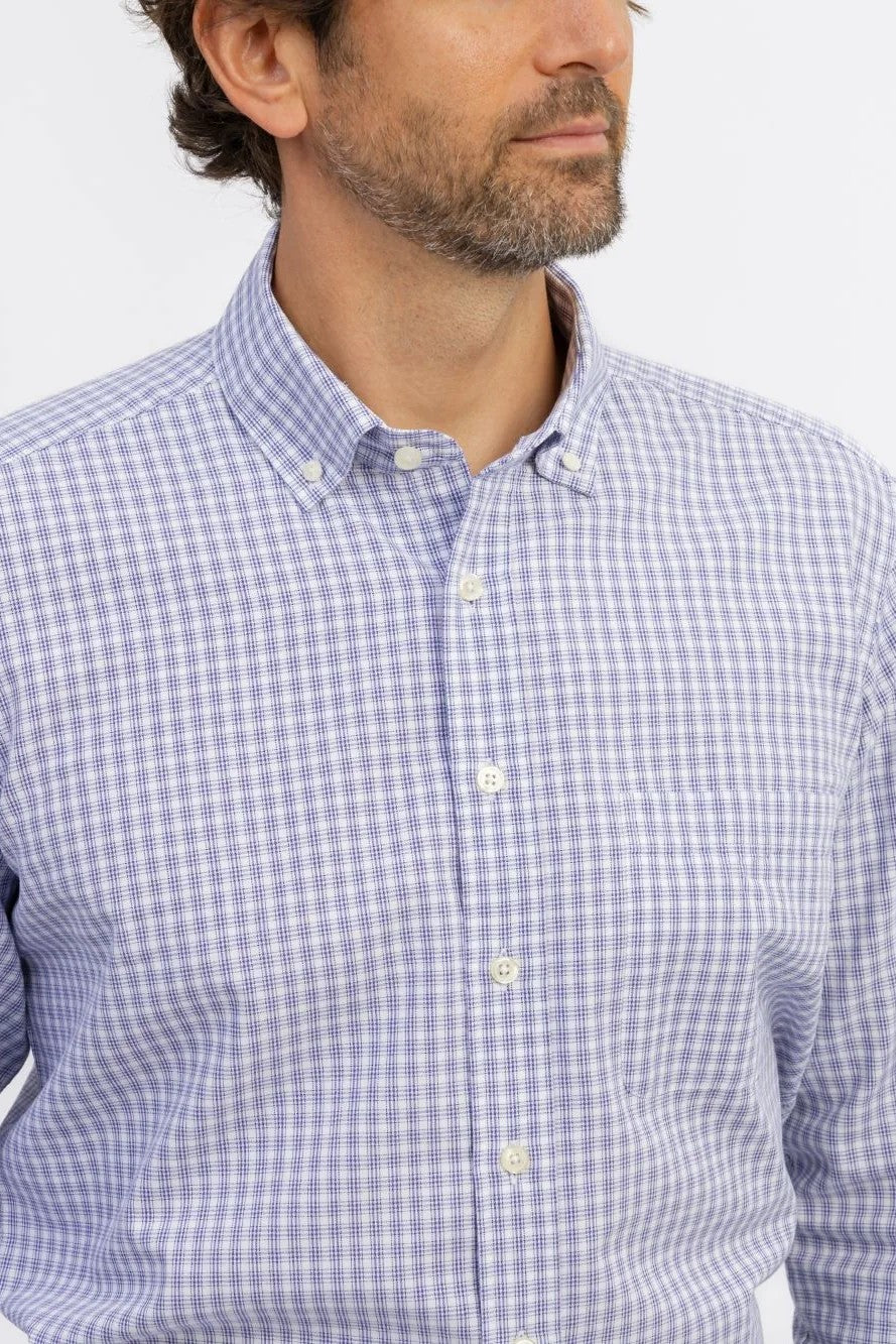 WEAVER LS OXFORD SPORTSHIRT - Long Sleeved Shirts - Novaman