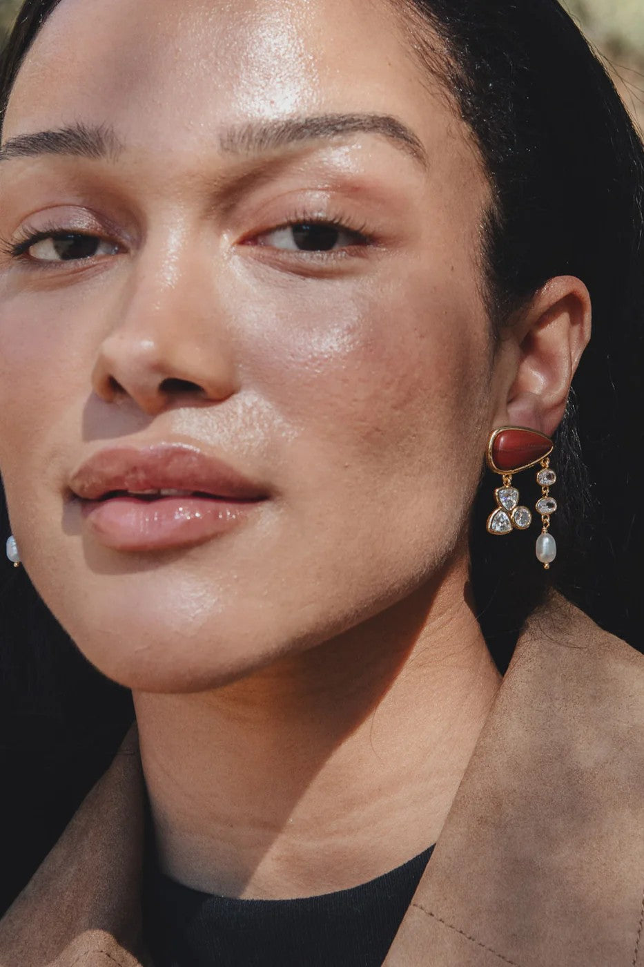 ARLET EARRINGS- RED - Sassanova