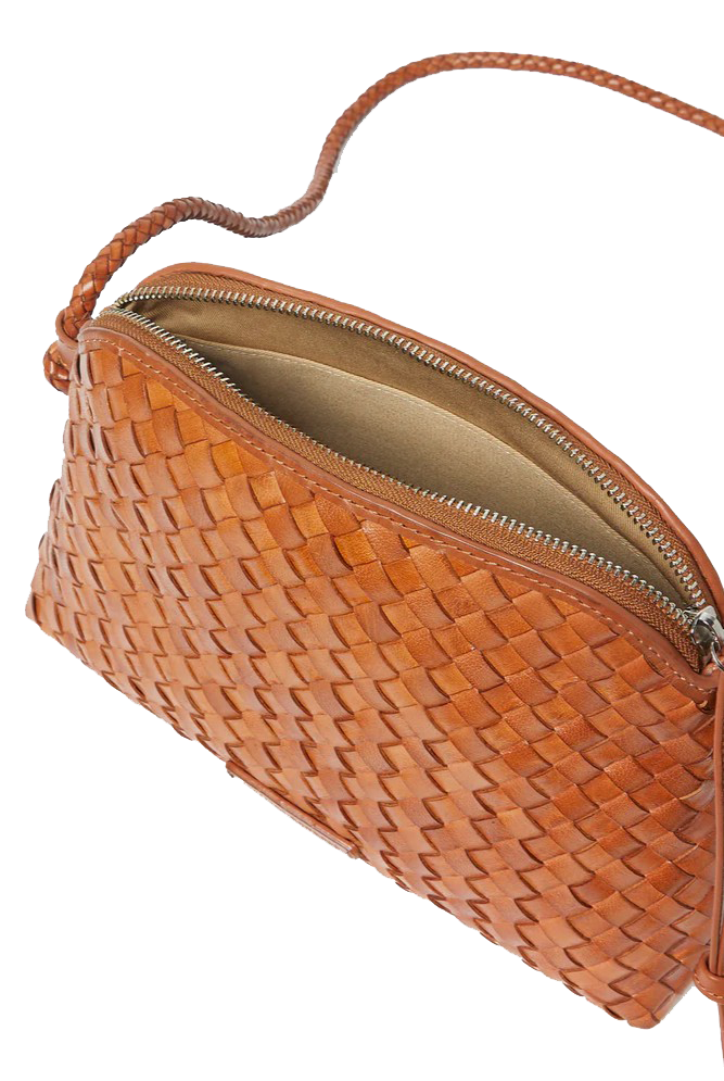 MALLORY WOVEN CROSSBODY - Sassanova