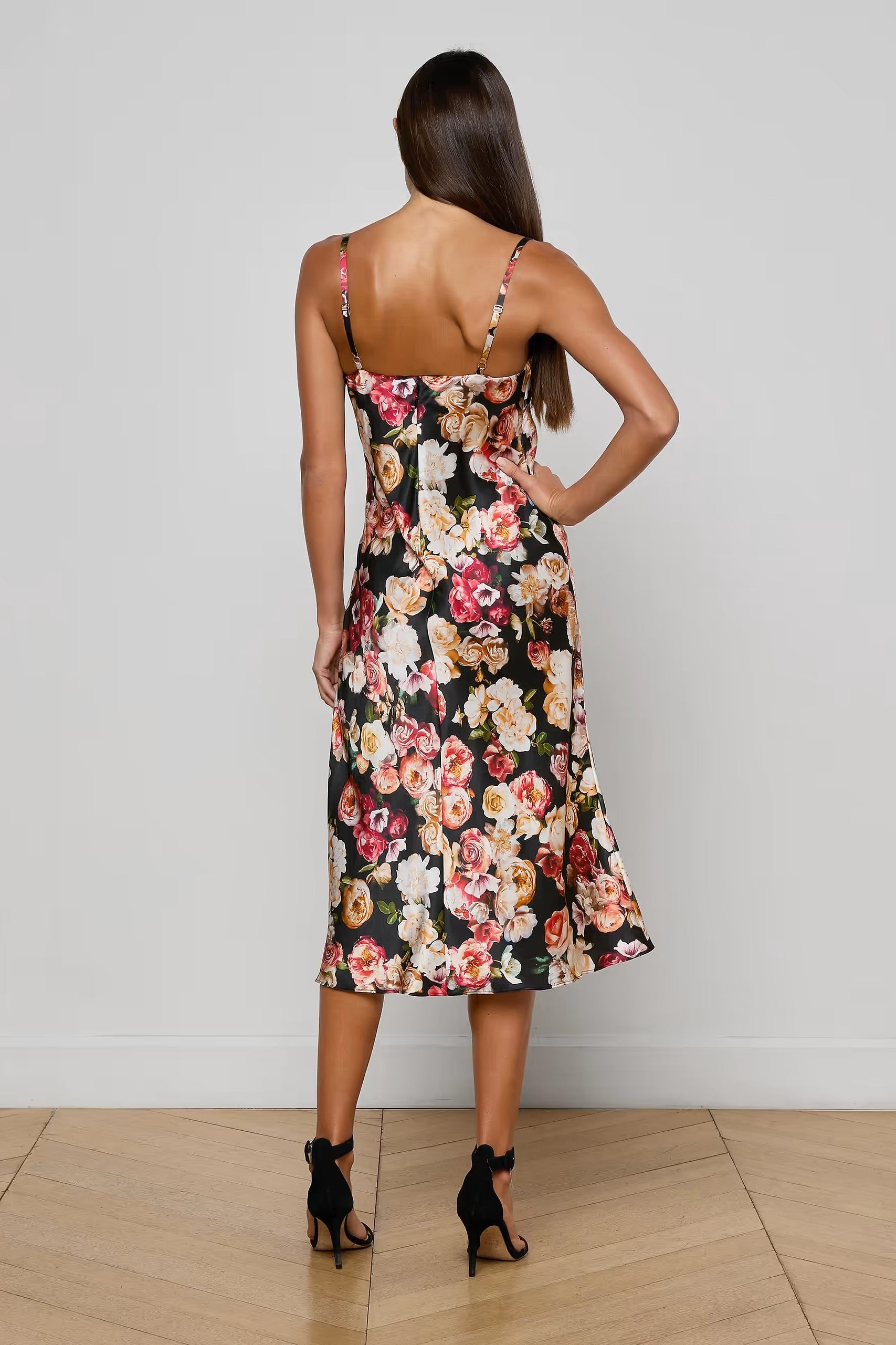 SOLAY BIAS CUT SLIP DRESS-Sassanova