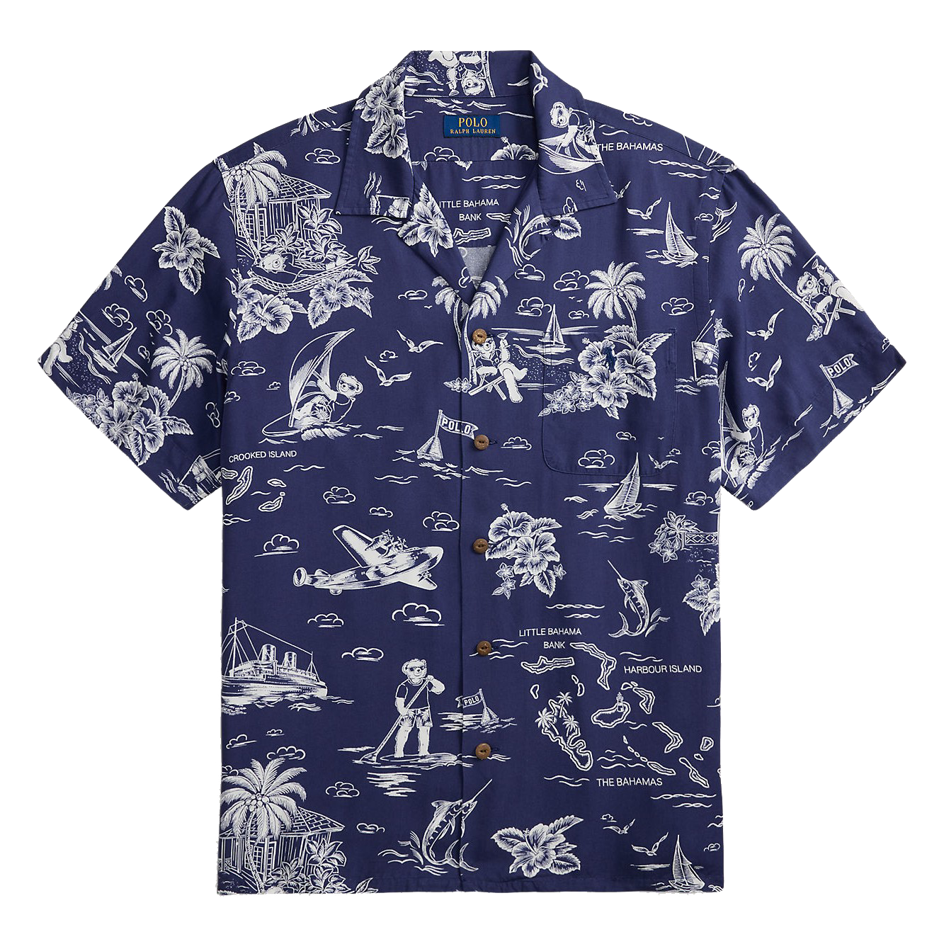 SHORT SLEEVE PLAINWEAVE CAMP SHIRT - Short Sleeve Shirts - Novaman