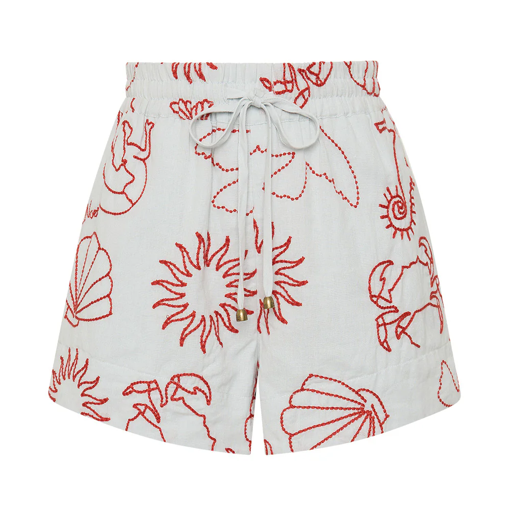 LE PALM SHORTS - Shorts - Sassanova