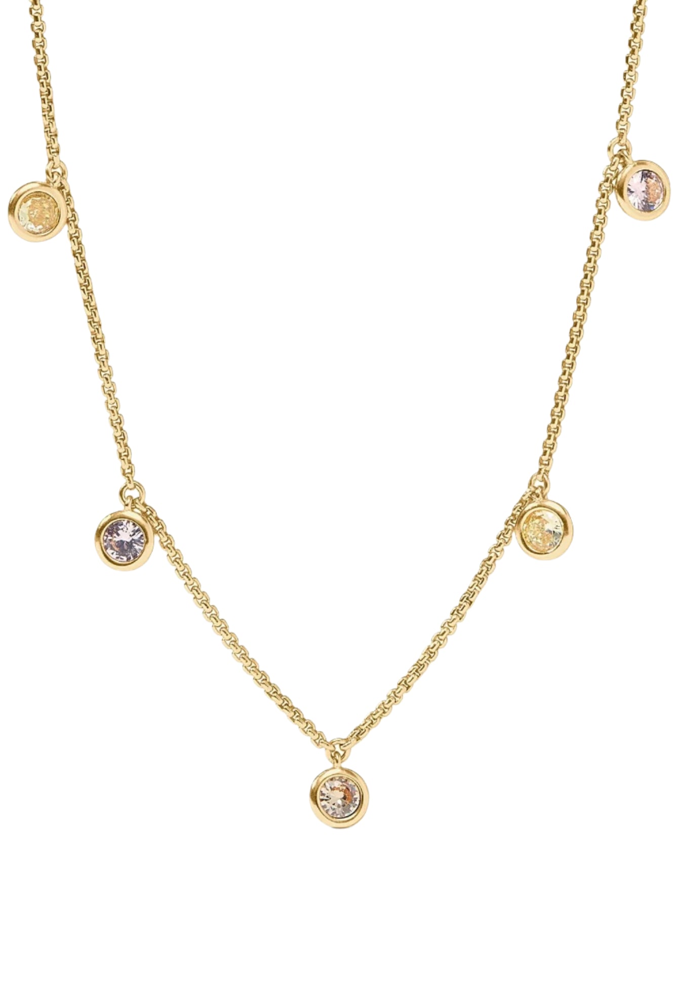 RAINBOW DELICATE CHARM NECKLACE
sassanova