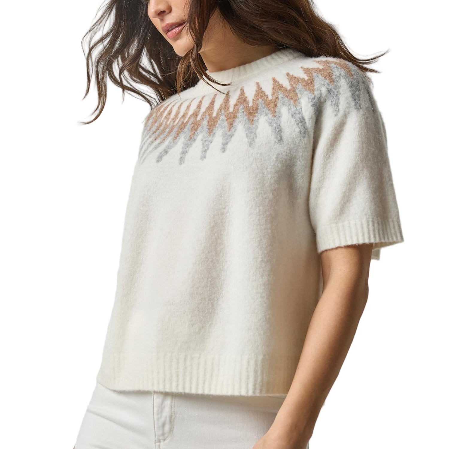 SS EASY FAIRISLE SWEATER (PA3211)-sassanova