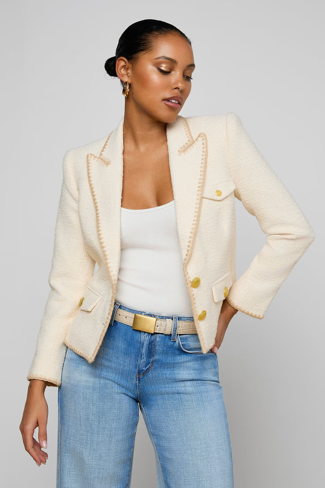 WYLLA SHIRT STRUCTURED BLAZER - Jackets - Sassanova