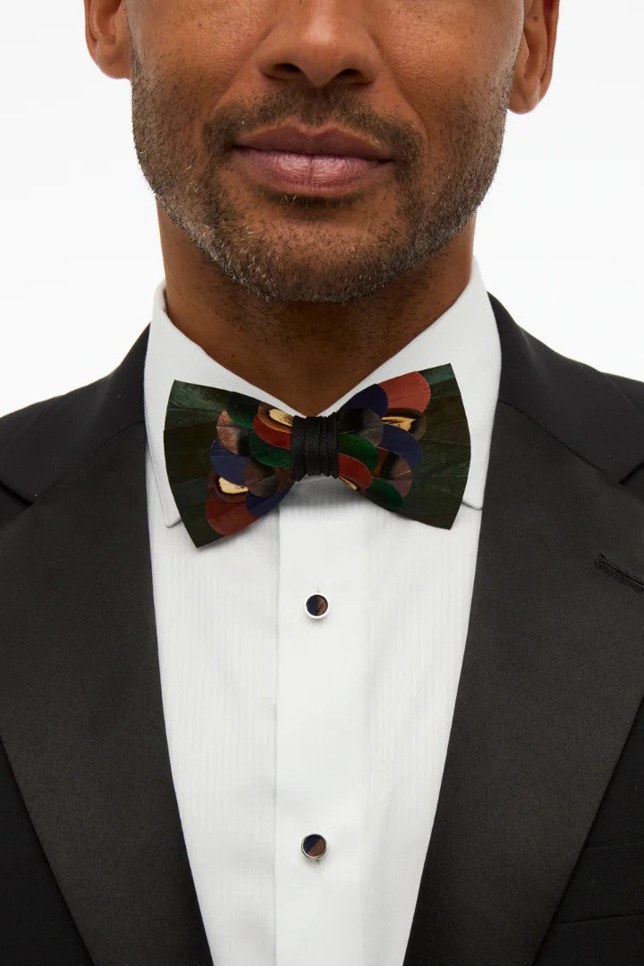 WOODLAND BOW TIE MULTI - Bowties - Novaman