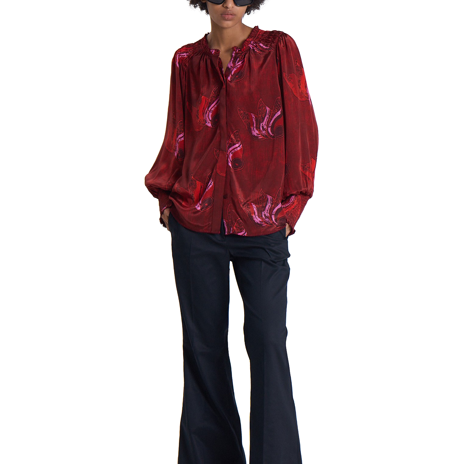 MELROSE JULIETA BLOUSE - Blouses - Sassanova