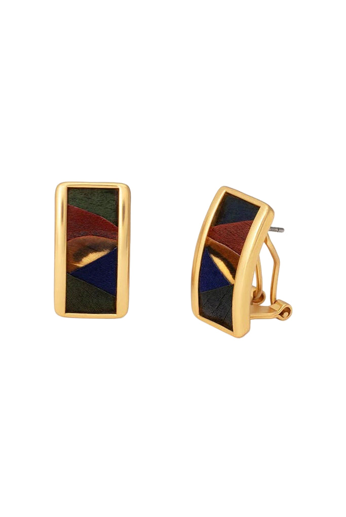 HUDSON RECTANGLE STUD EARRING
sassanova