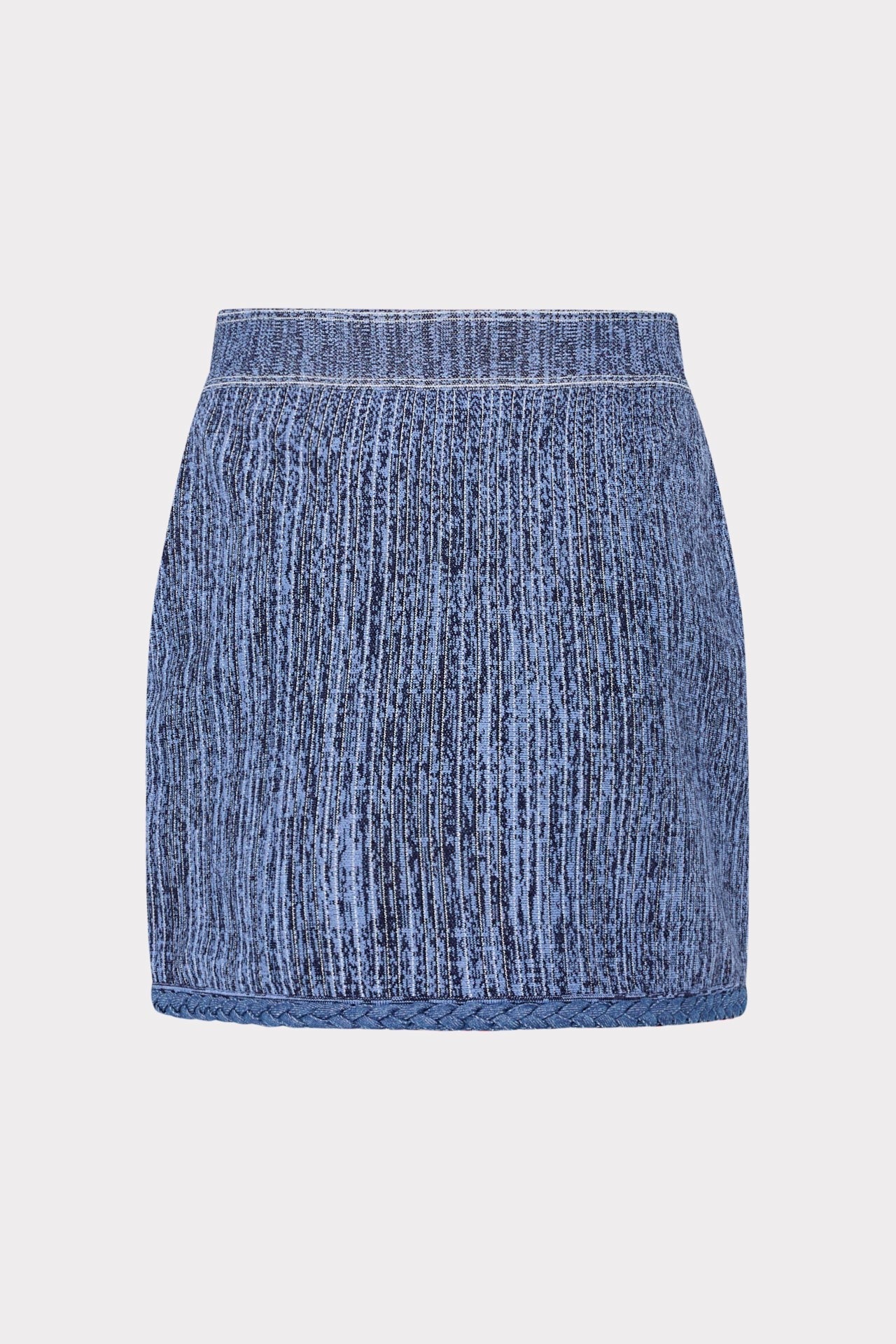 SOLEIL PINSTRIPE KNIT SKIRT - Skirts - Sassanova