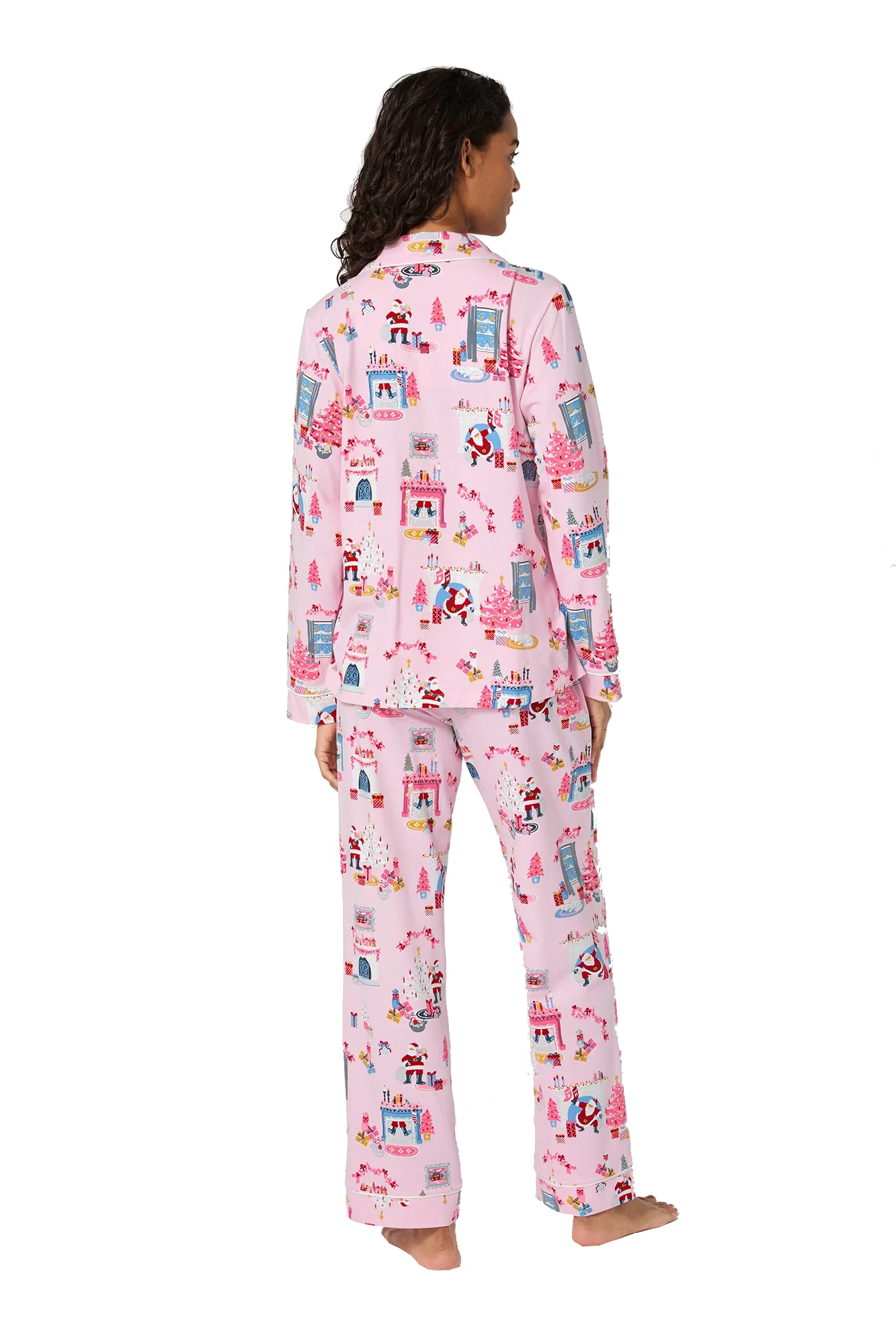 MUST BE SANTA LS PAJAMA SET - Sassanova