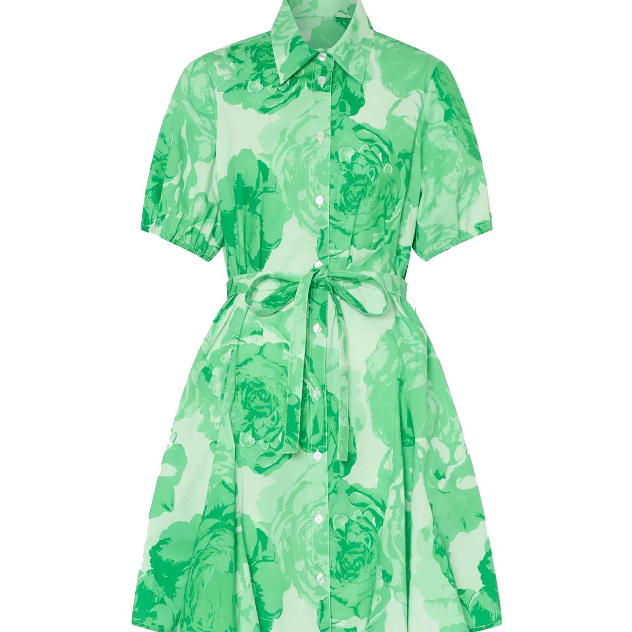 JUNI PRINTED POPLIN DRESS - Dresses - Sassanova