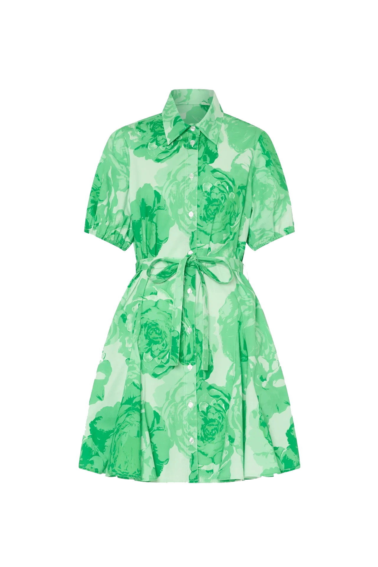 JUNI PRINTED POPLIN DRESS - Dresses - Sassanova