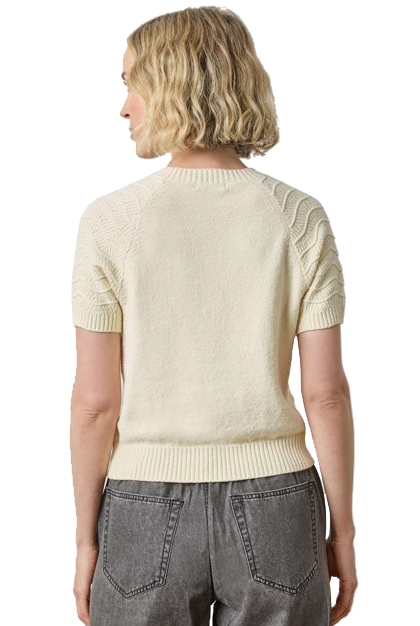 TEXTURED SS SWEATER (PA3218) - Sassanova