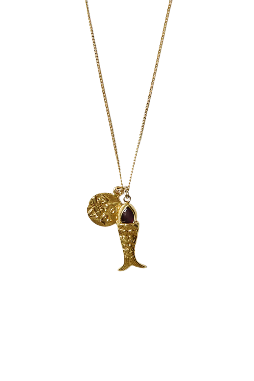 MINI KOI NECKLACE GARNET (NG-15375)
sassanova