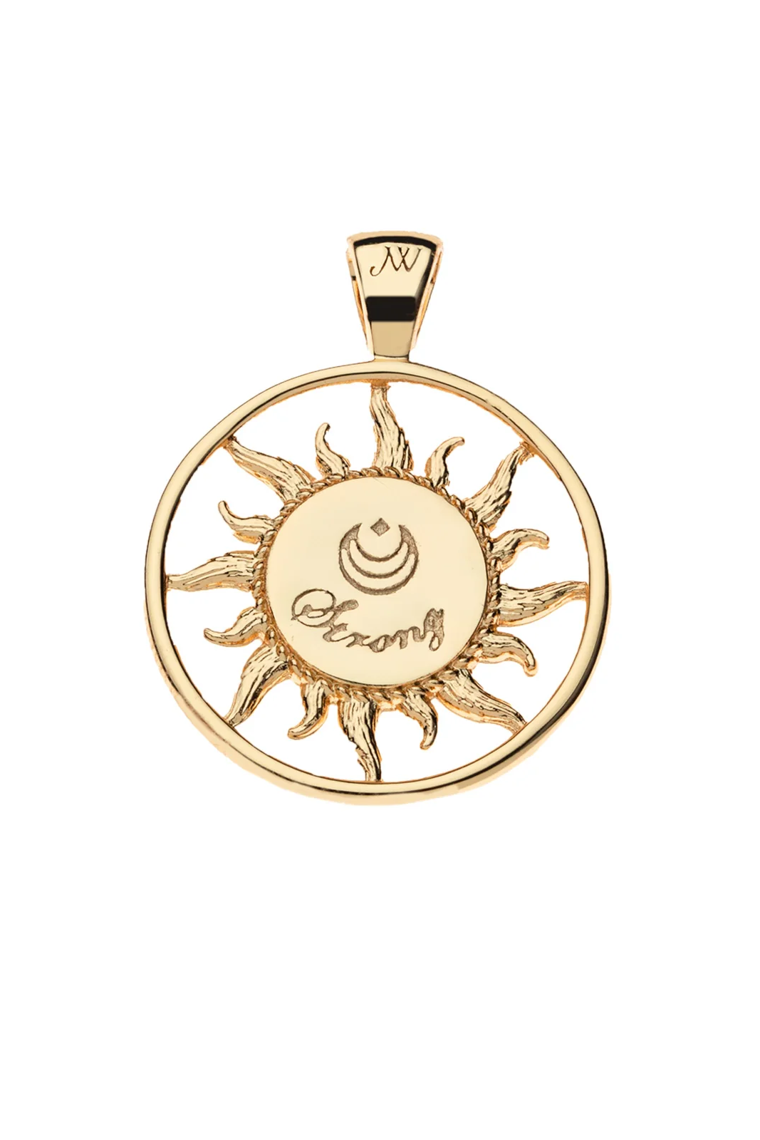 STRONG SUN RAYS CUTOUT NECKLACE- GRANDE ROLO CHAIN - Necklaces - Sassanova