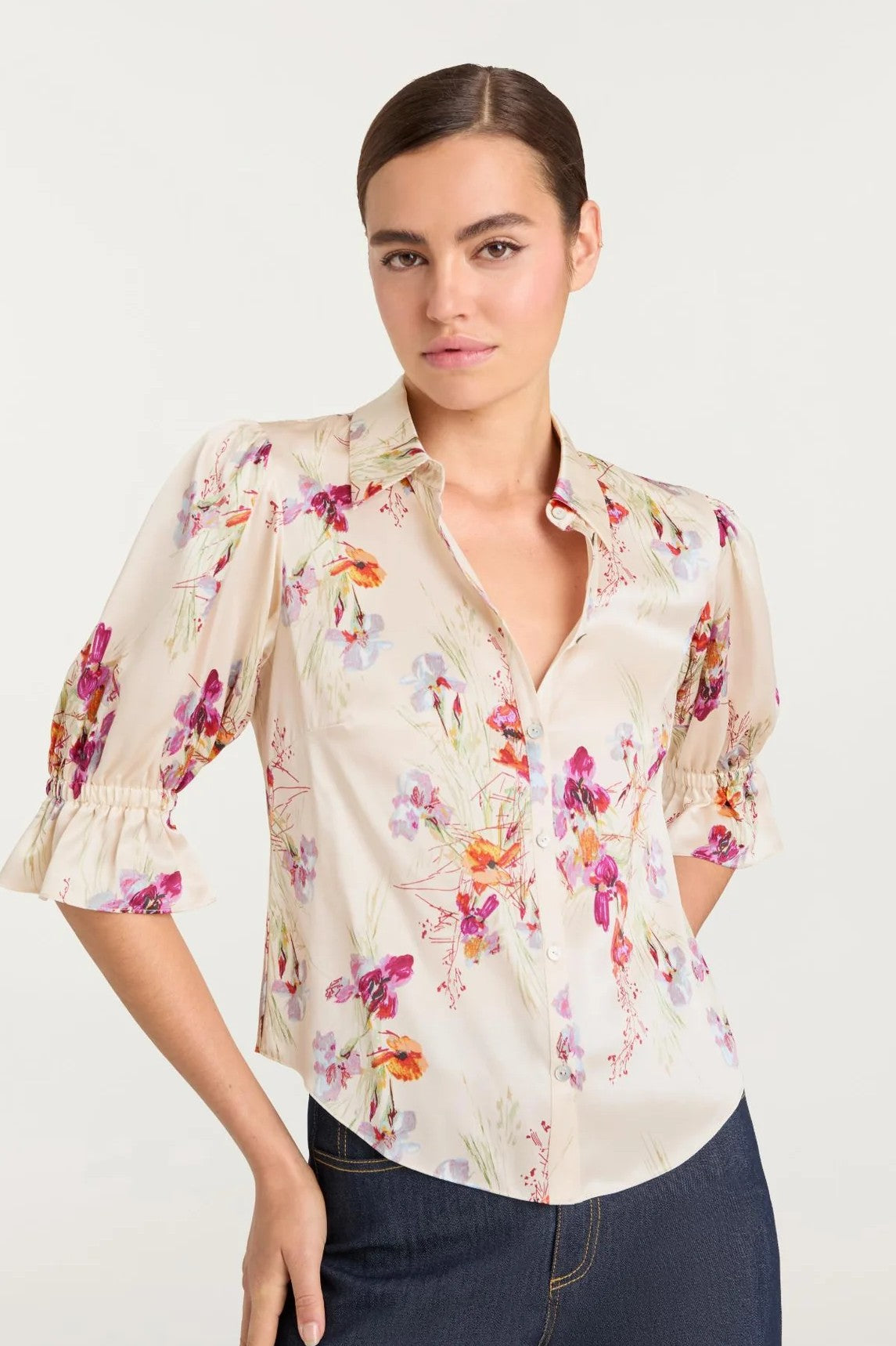 IRIS BOUQUET FIONA TOP - Blouses - Sassanova