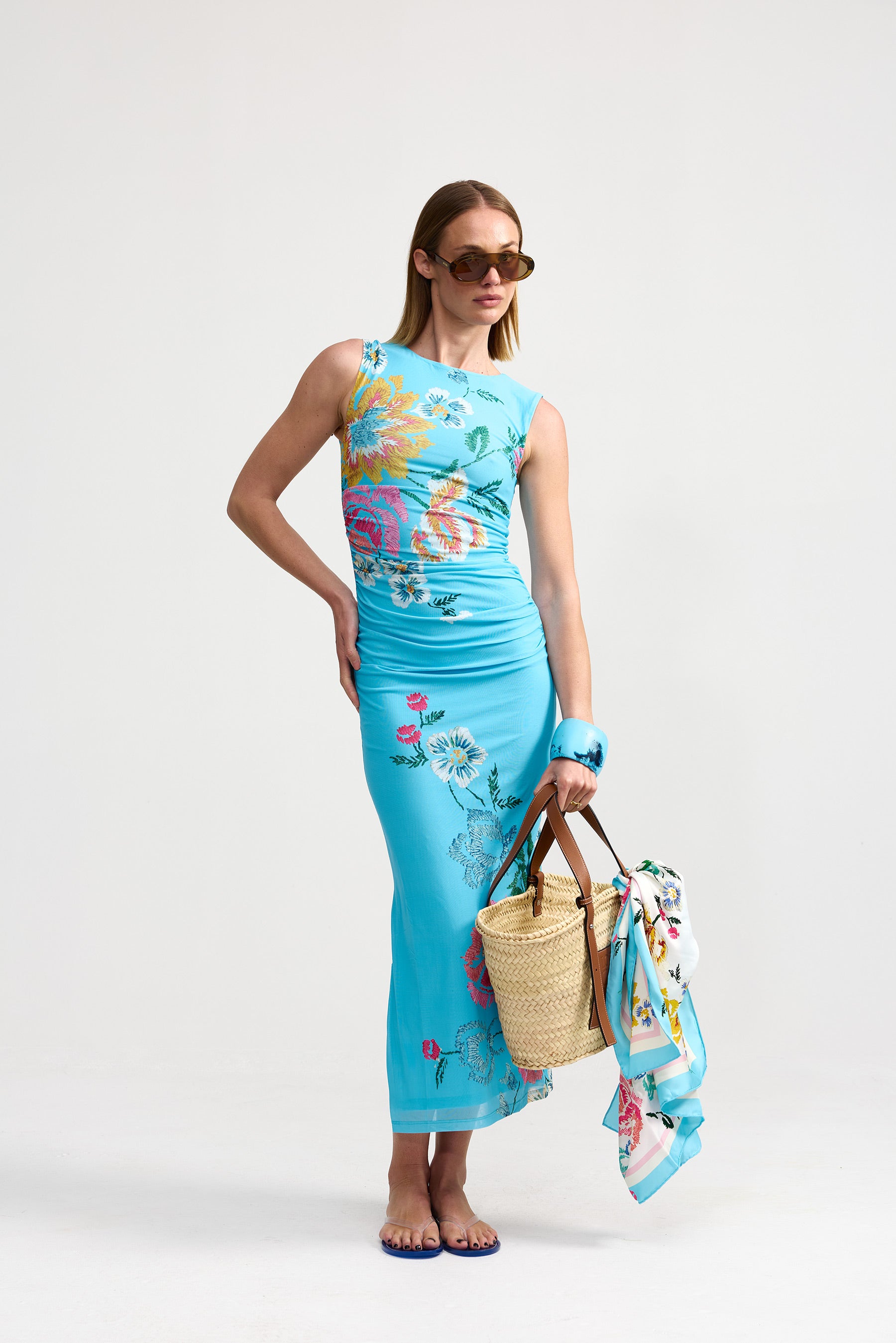 ARIEL MESH DRESS - Dresses - Sassanova