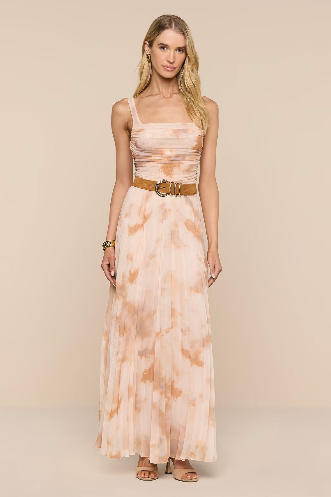 TORIN PLEATED MAXI SKIRT - Skirts - Sassanova