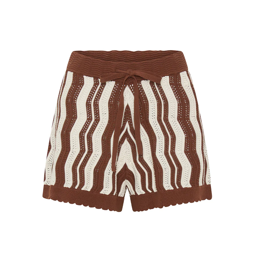 SARAH KNIT SHORT - Shorts - Sassanova