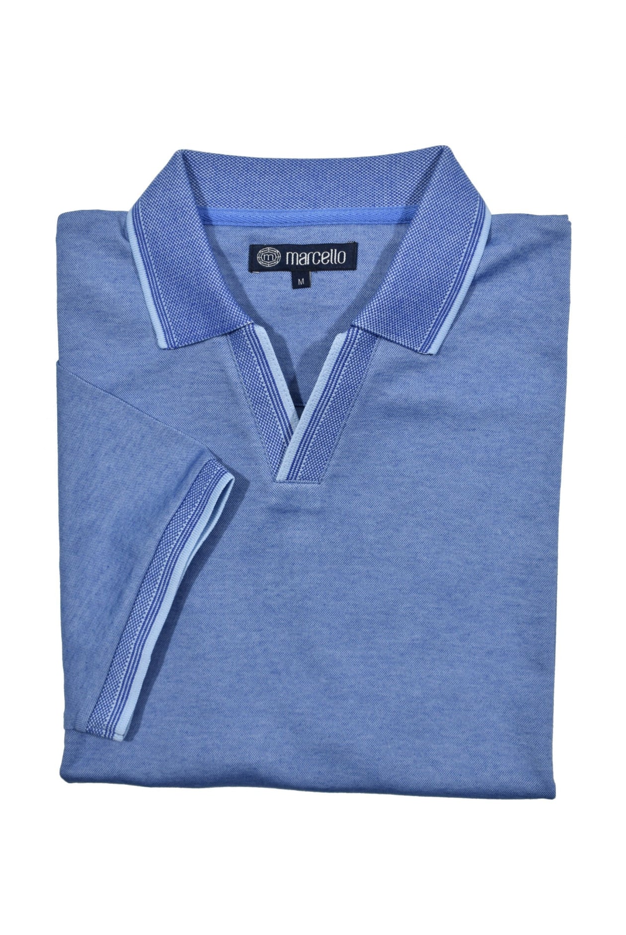 SOLID JOHNNY COLLAR POLO - Polos - Novaman