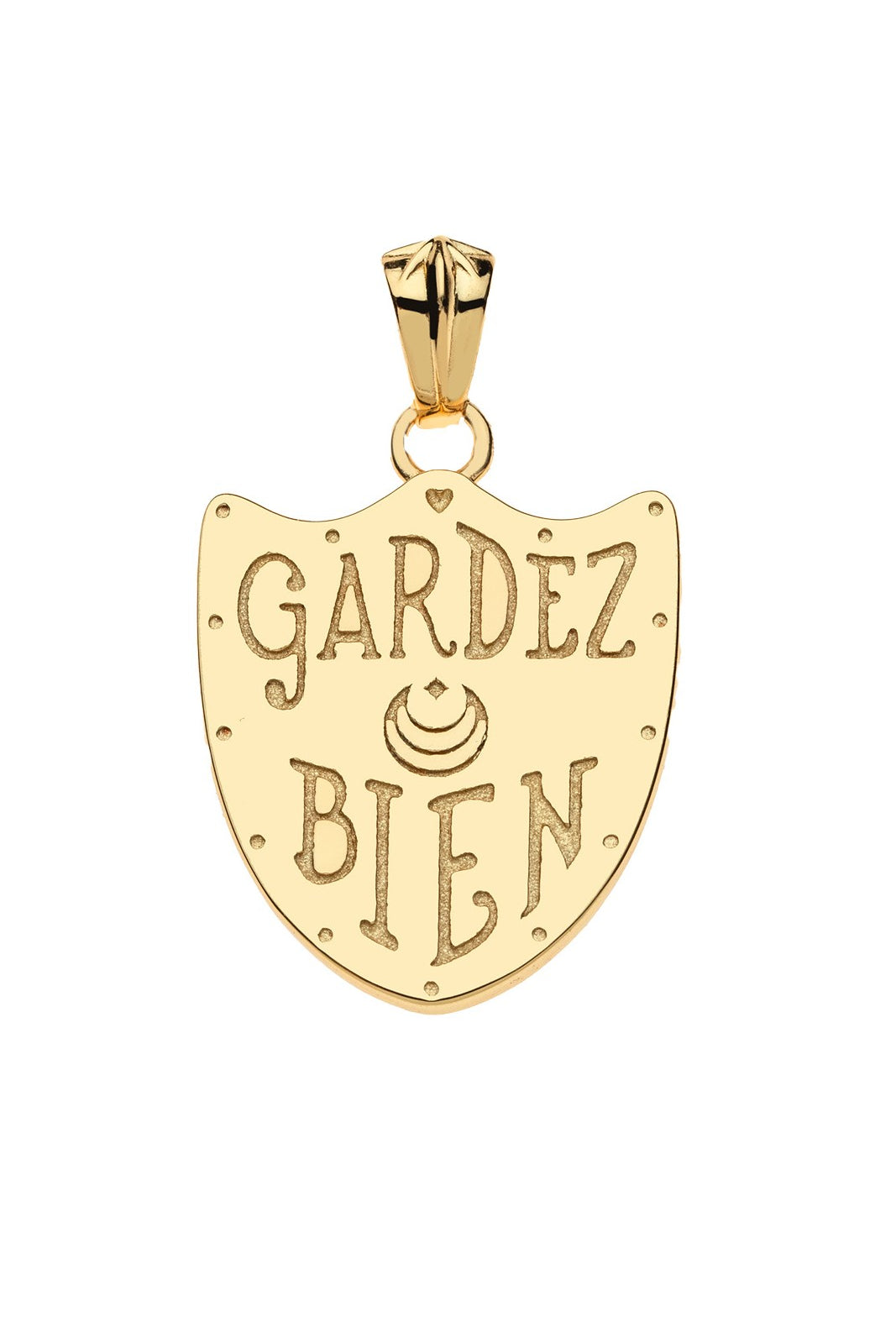 PROTECT SHIELD PENDANT- CLASSIC ROLO CHAIN - sassanova