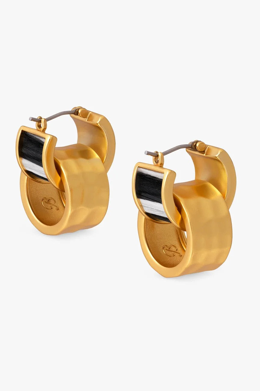 MELISSA DOUBLE HOOP EARRING - Earrings - Sassanova