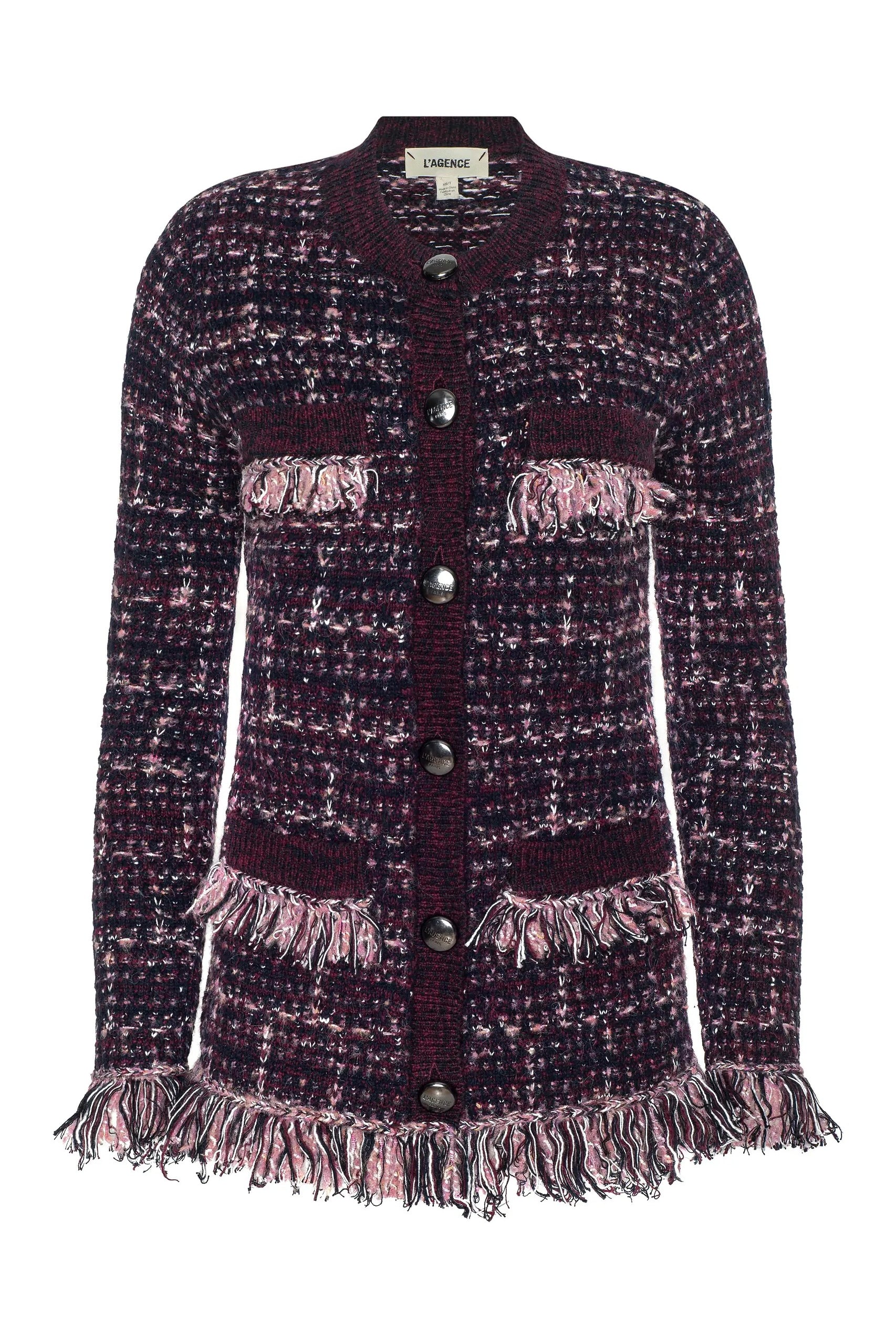 KASTORIA FRINGE TRIM CARDI-Sassanova