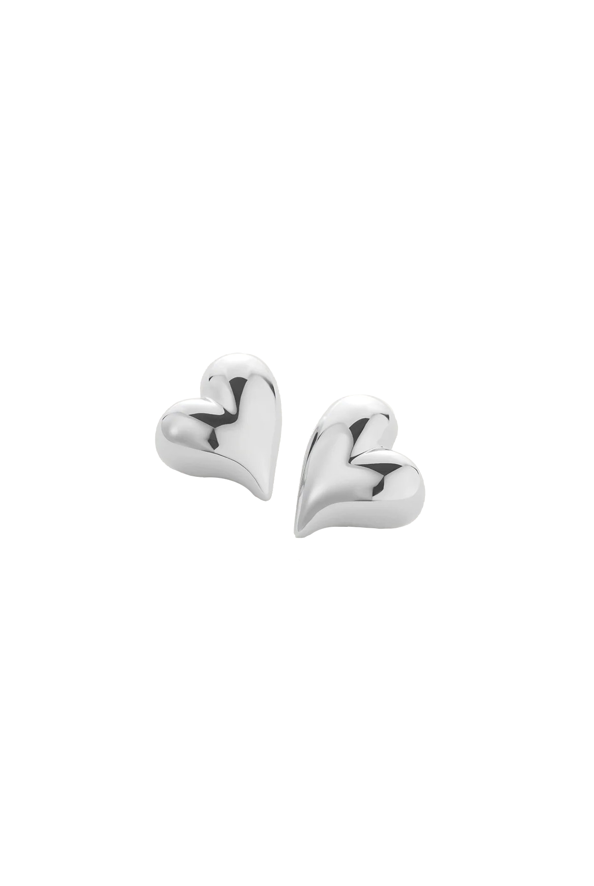 ART HEART SYMMETRICAL BUTTON EARRINGS - Earrings - Sassanova
