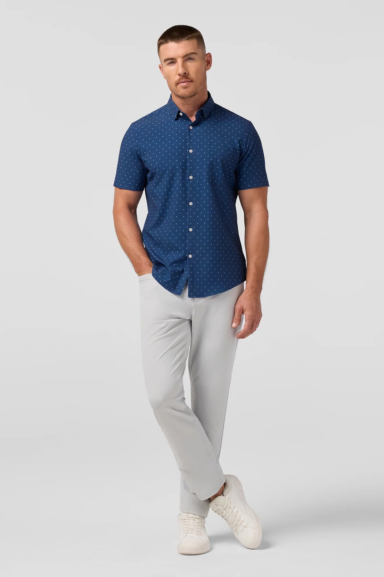 LEEWARD SHORT SLEEVE DRESS SHIRT - Short Sleeved Shirts - Novaman
