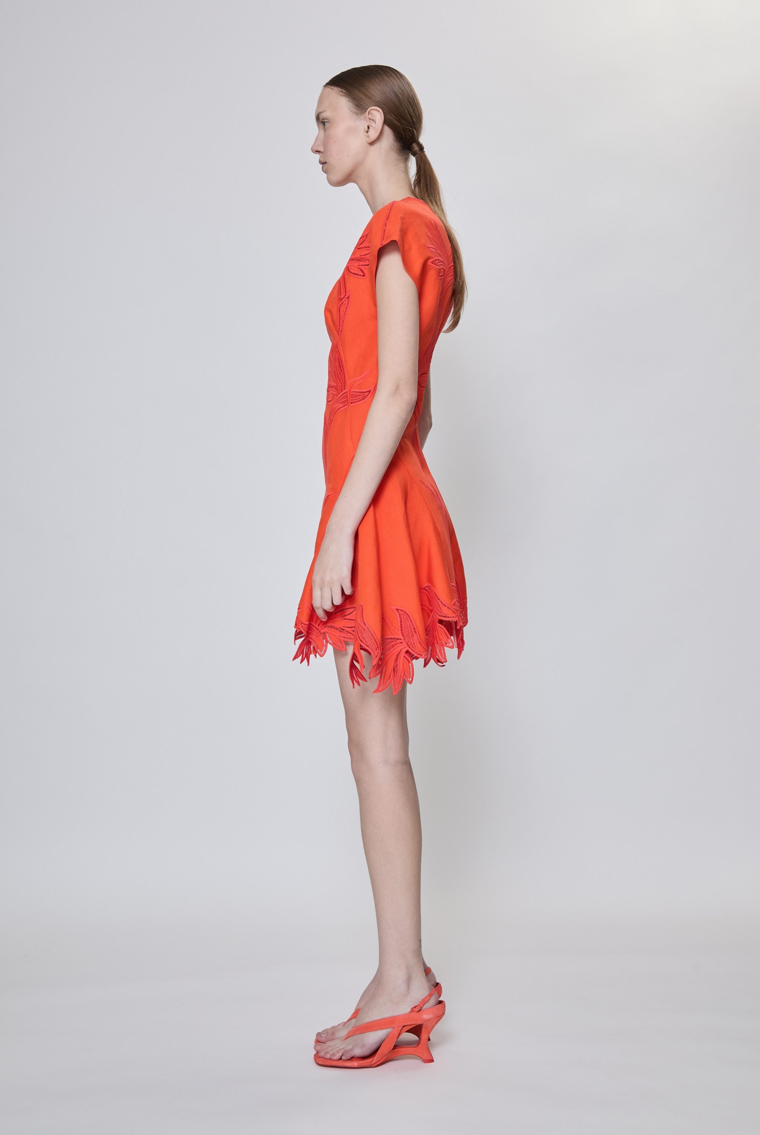 RAQUEL EMBROIDERED MINI DRESS - Dresses - Sassanova