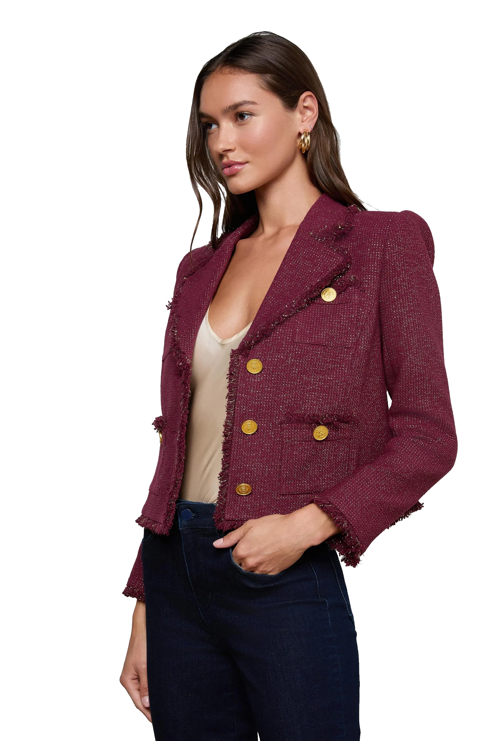 SYLVIA COLLARED JACKET (1779CNQ2) - Sassanova