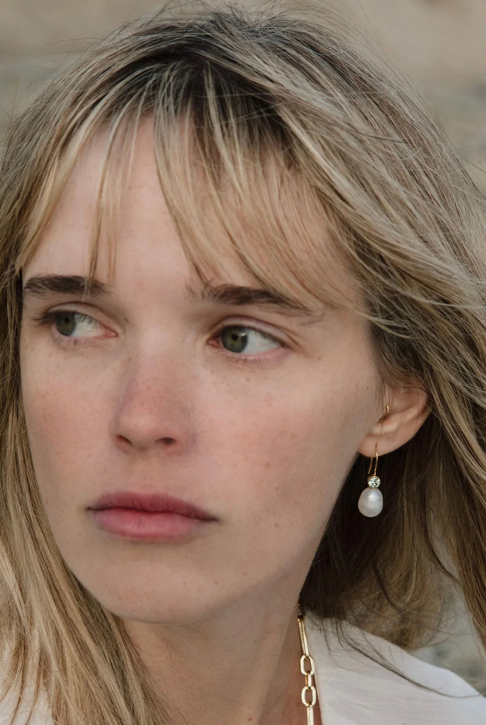 ELLIE PEARL DROP EARRINGS- MINT
sassanova