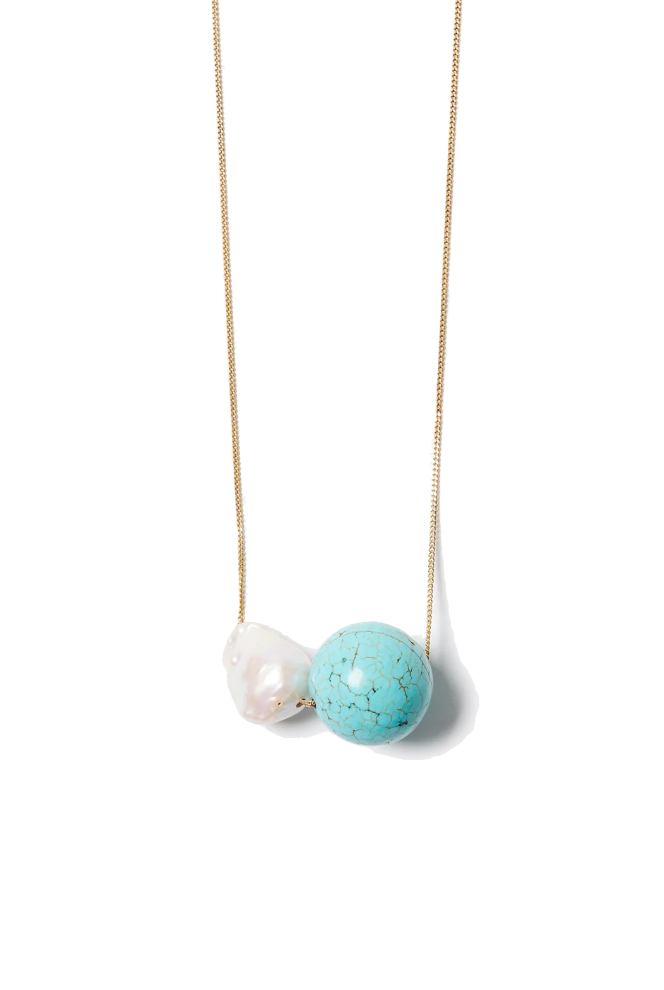 SORELLINA NECKLACE- TURQUOISE - Necklaces - Sassanova