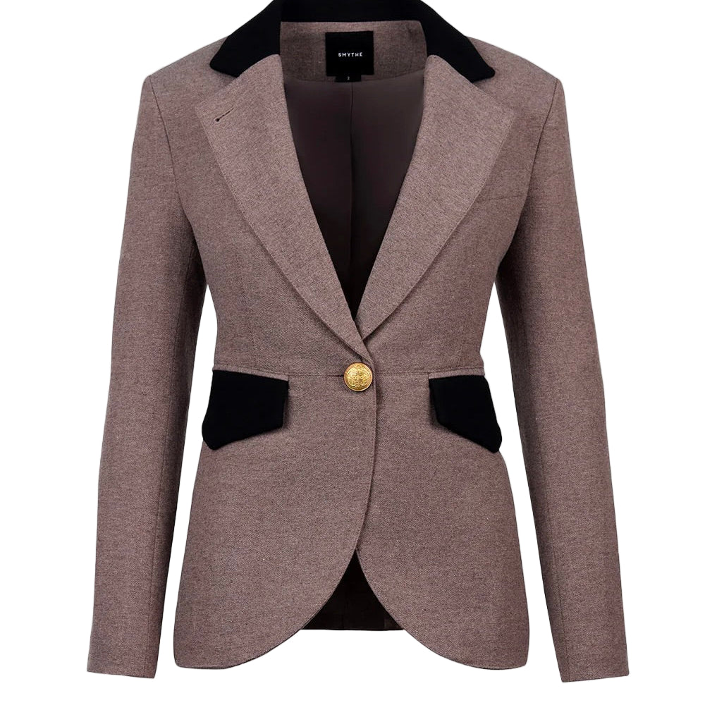 BLOCKED SEAMED BLAZER
sassanova