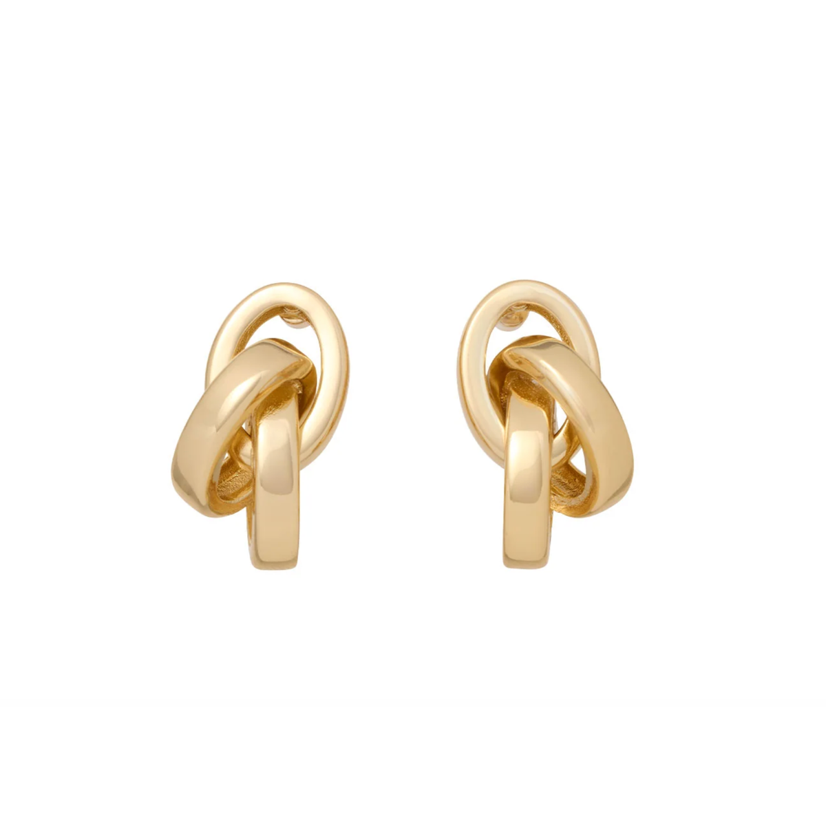 THE TRIPLE LINK EARRINGS- GOLD – Sassanova / Nova Man