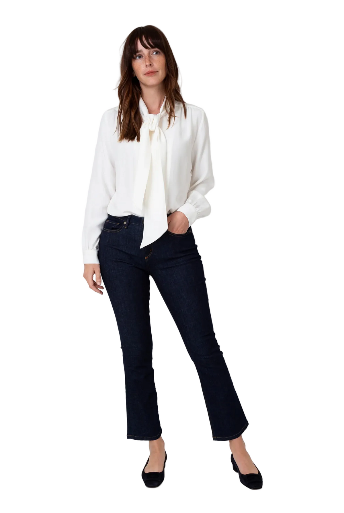 TIE NECK BLOUSE Sassanova
