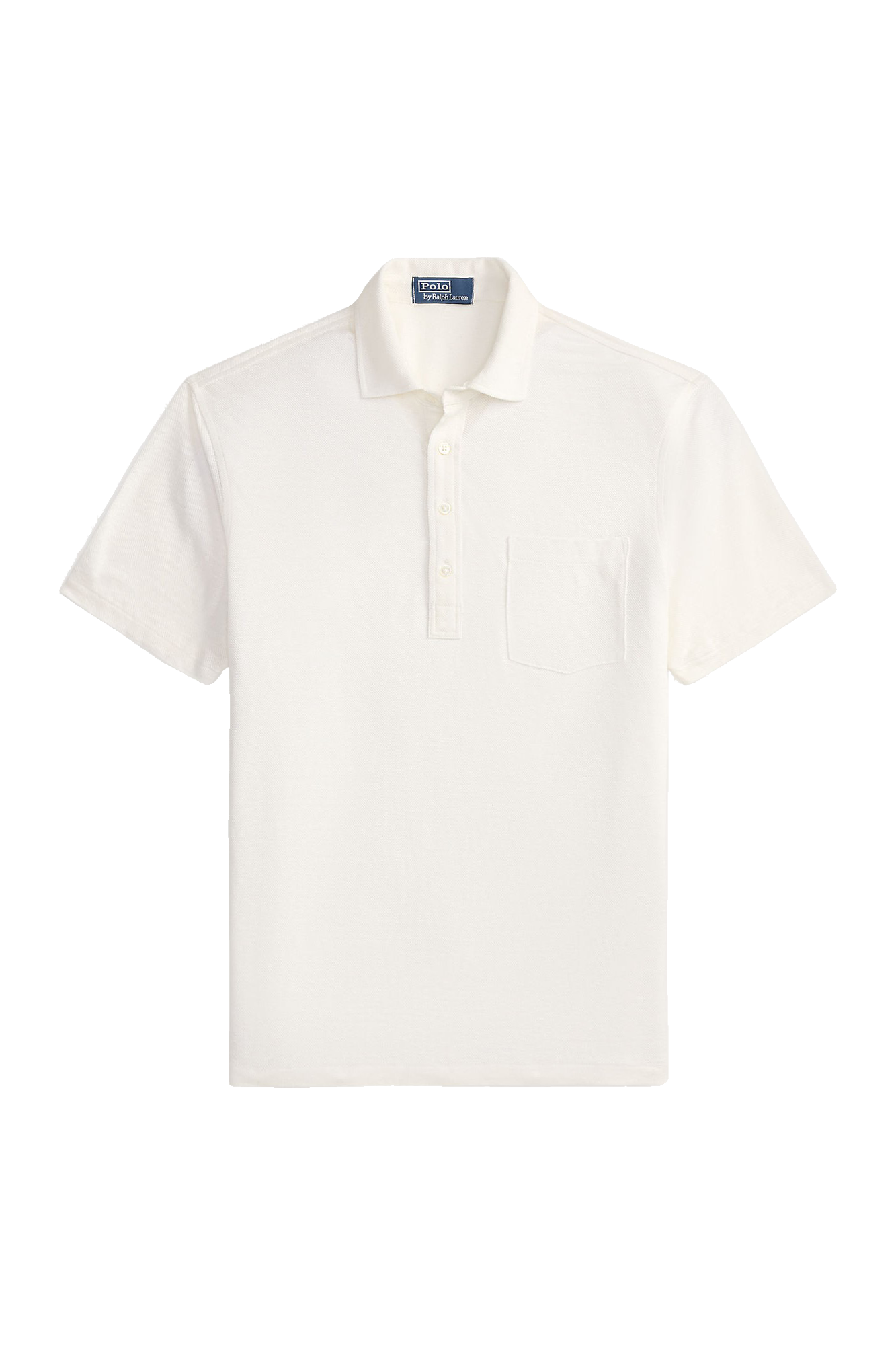 SHORT SLEEVE LINEN PIQUE POLO - Polos - Novaman