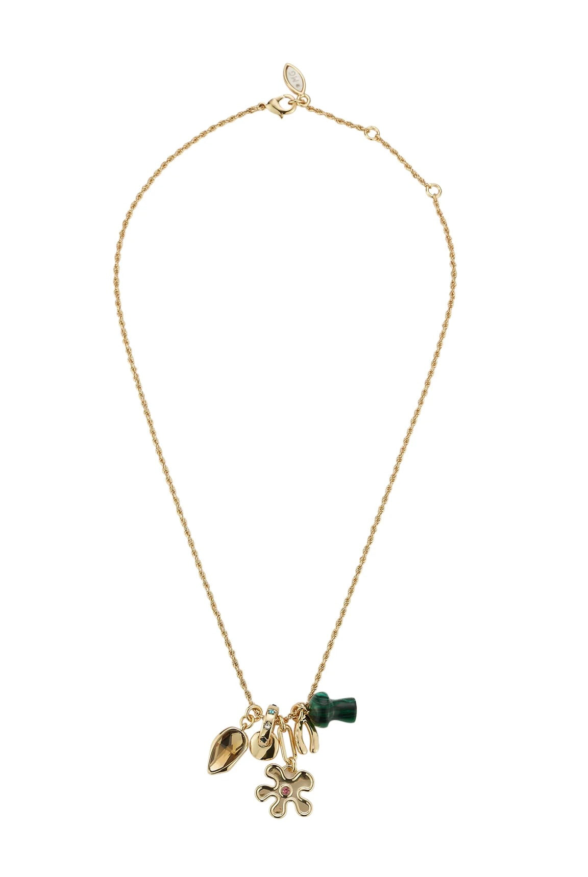 RILEY CHARM NECKLACE- GLD MULTI
sassanova