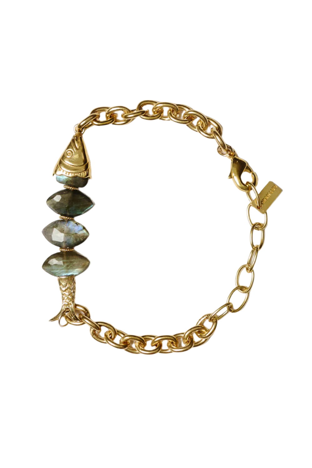 LABRADORITE FISH BRACELET (BGZ-6349)
sassanova
