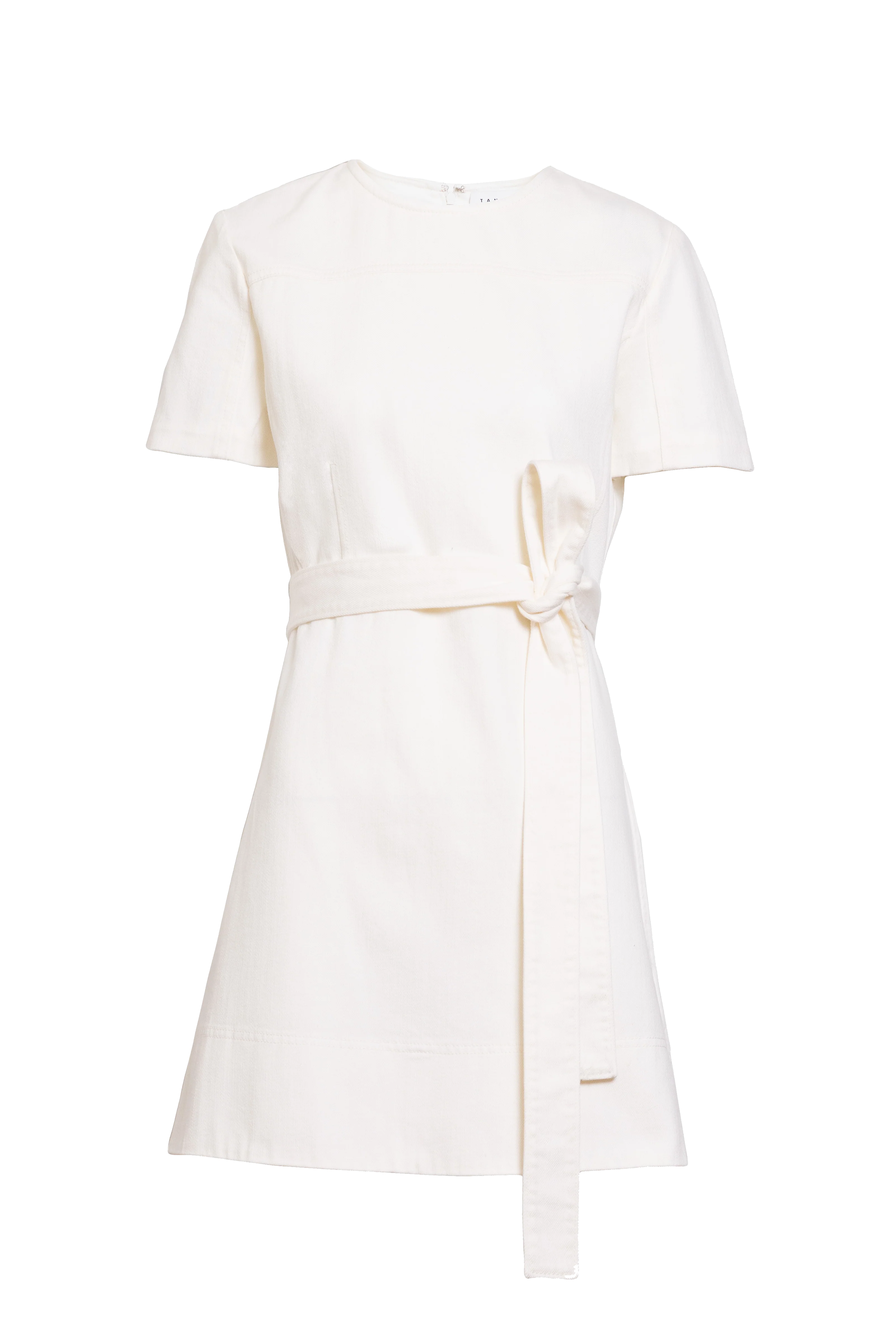 SHORT ELLA DENIM DRESS - Dresses - Sassanova