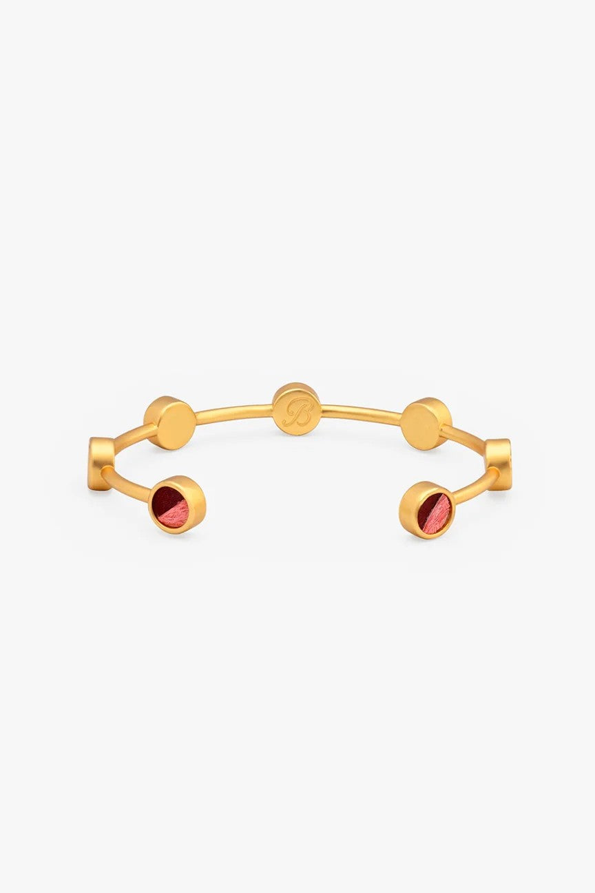 BRITTANY MULTI BEZEL CUFF - Bracelets - Sassanova