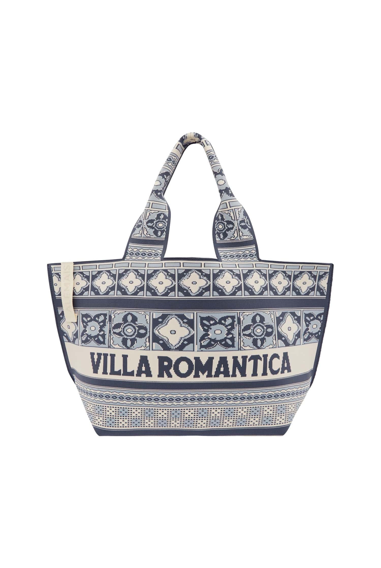 VILLA ROMANTICA JACQUARD MAXI TOTE - sassanova