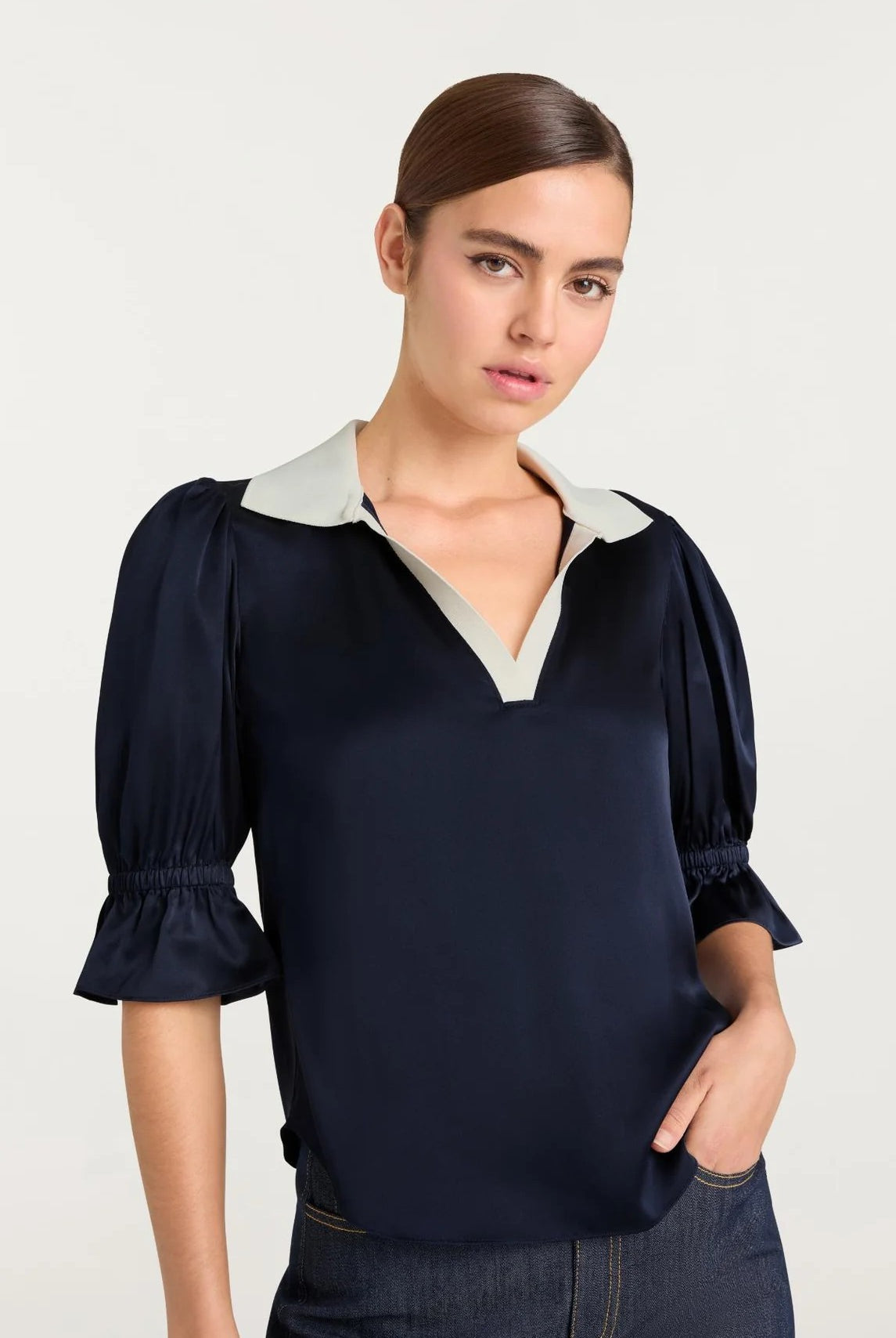 FREIDA TOP - Blouses - Sassanova
