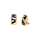 SUGAR LOAF RECTANGLE STUD EARRING GOLD
sassanova