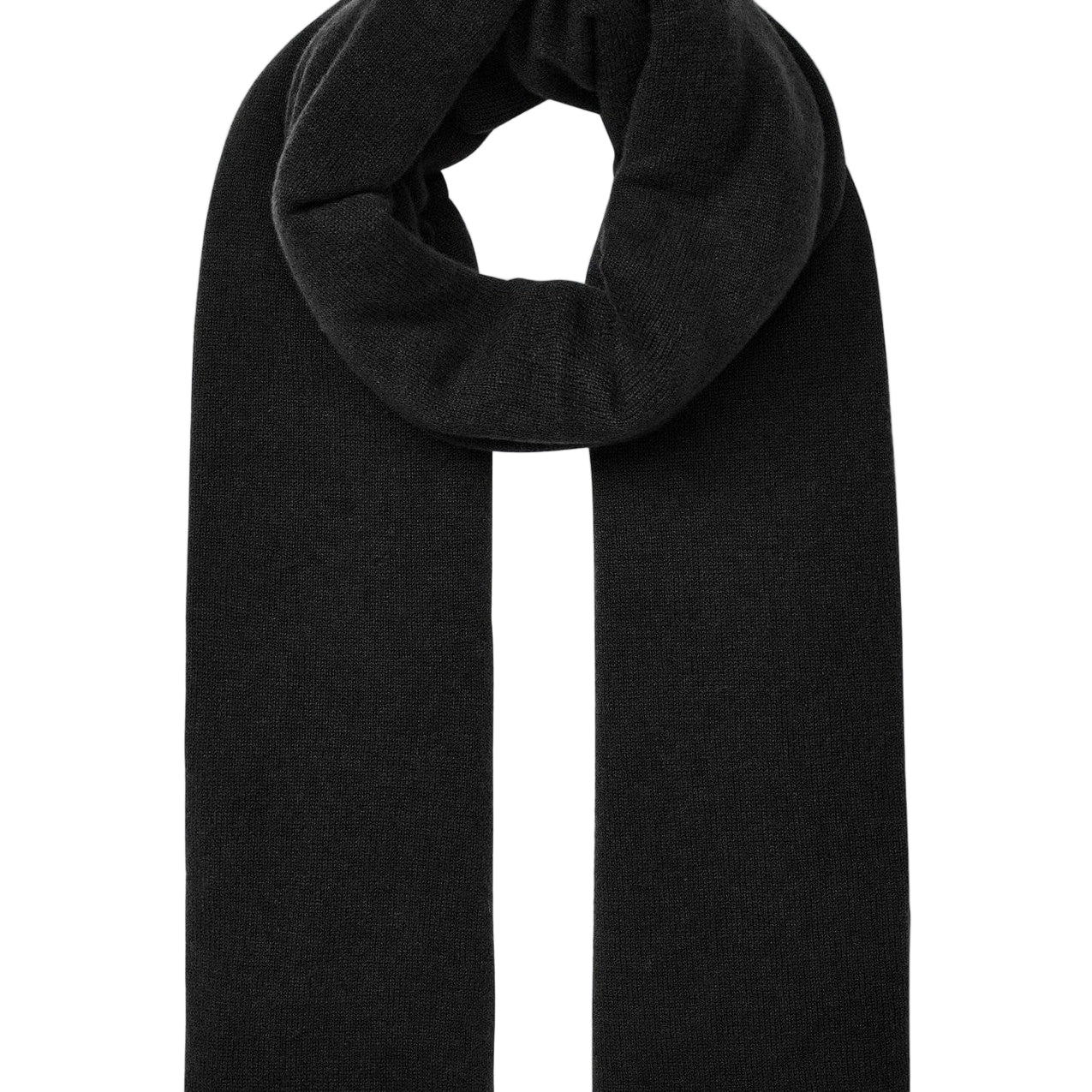 CASHMERE TRAVEL WRAP in black-sassanova