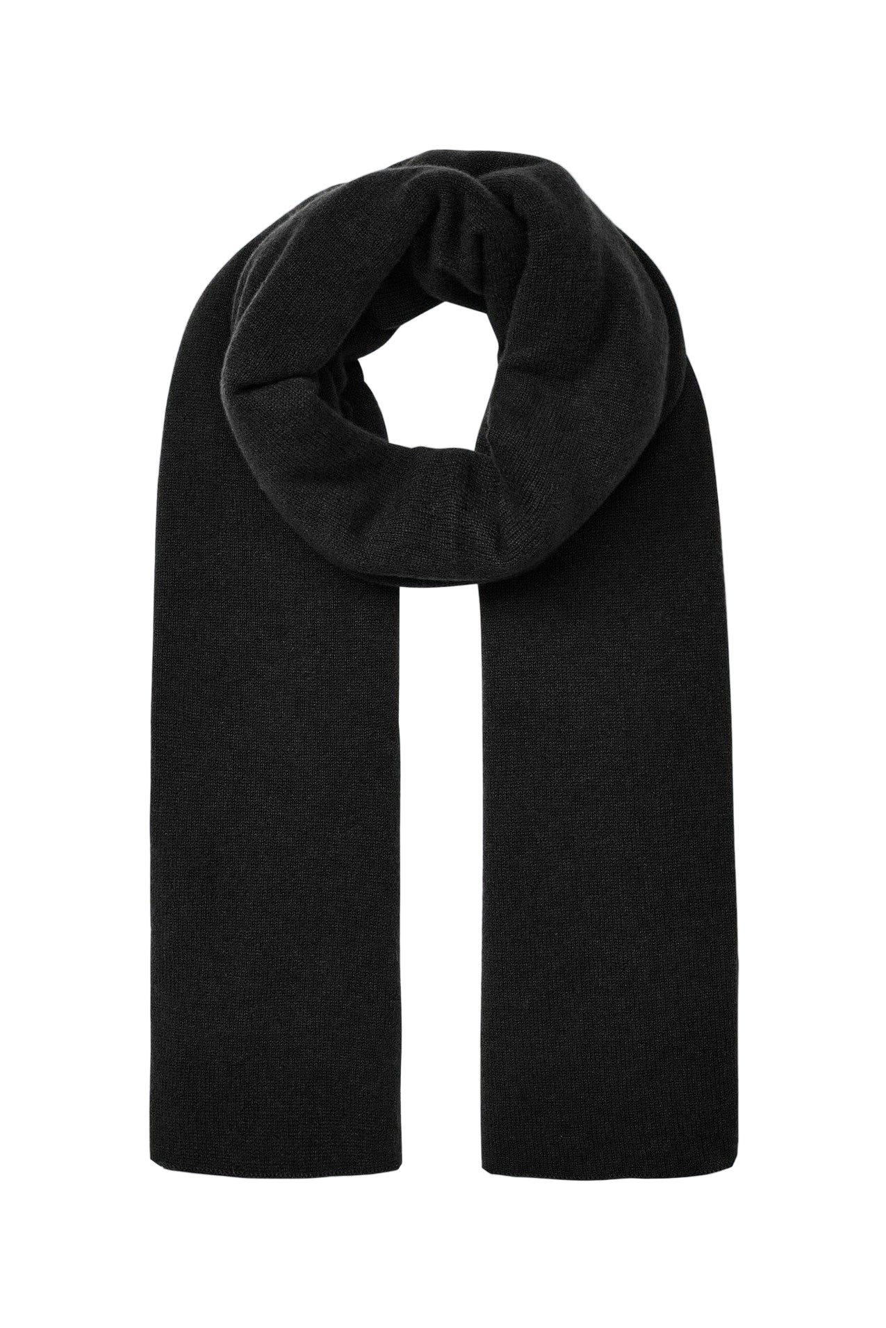 CASHMERE TRAVEL WRAP in black-sassanova