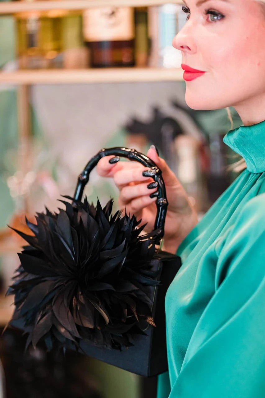 LULU FAILLE HANDBAG - Sassanova