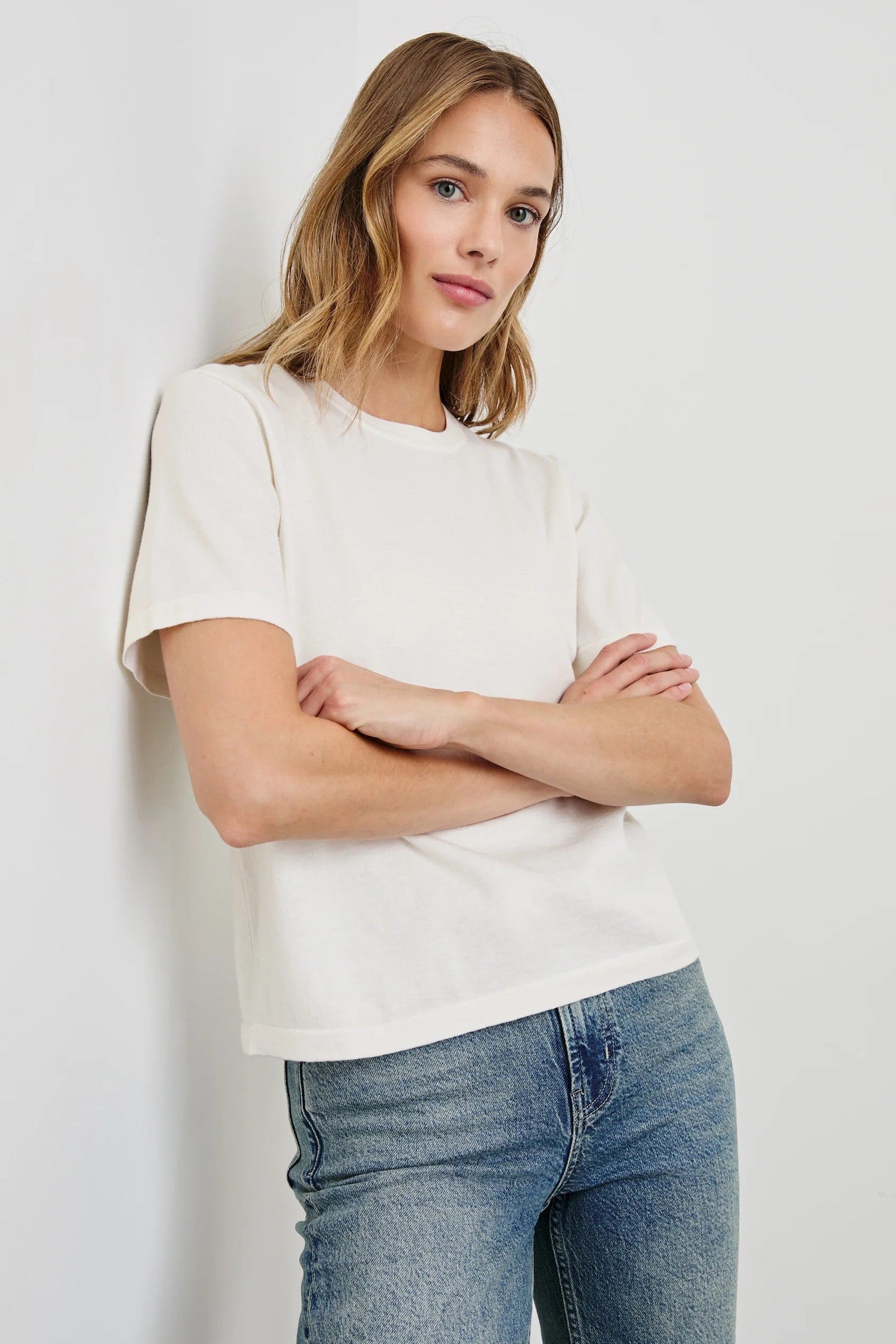 COTTON CASHMERE SS TEE - sassanova