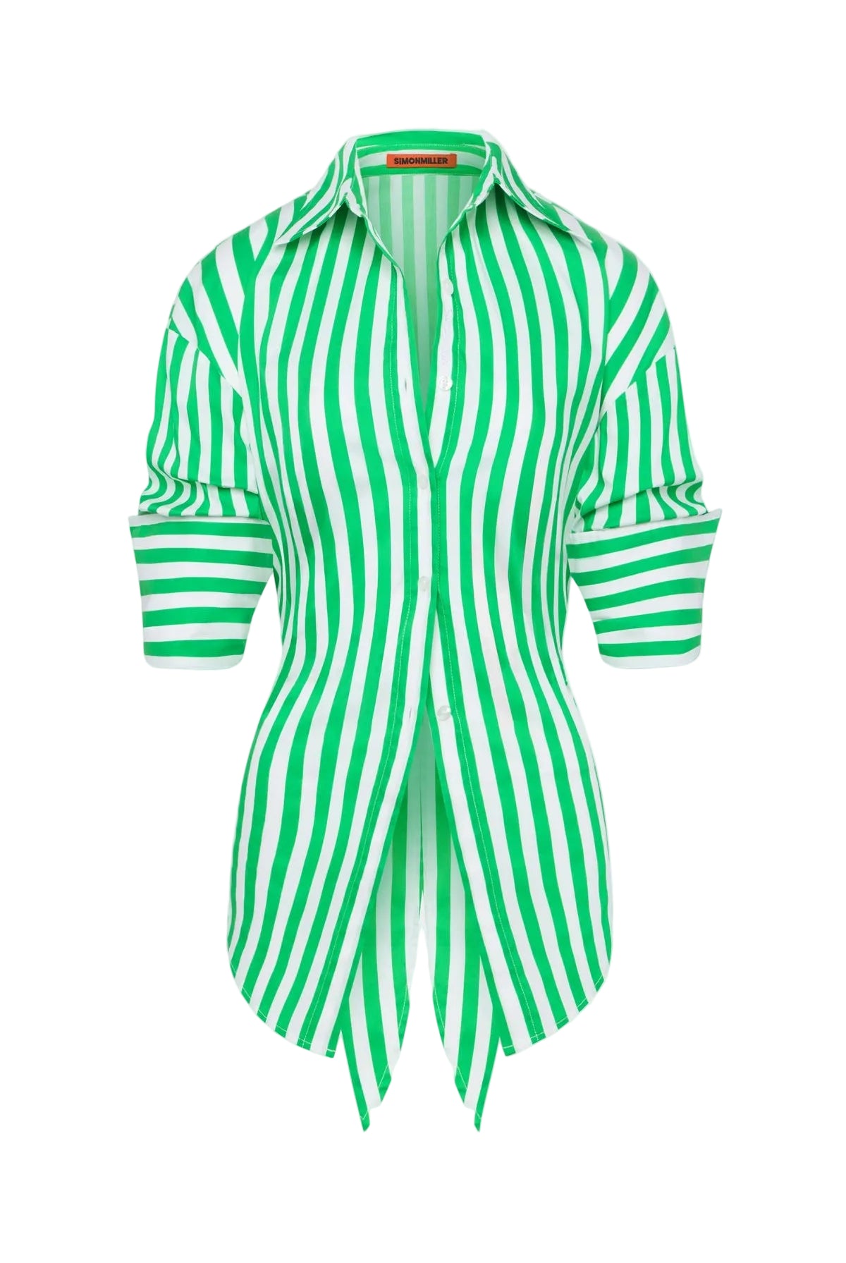 LOCH STRIPED POPLIN BUTTON UP-Sassanova