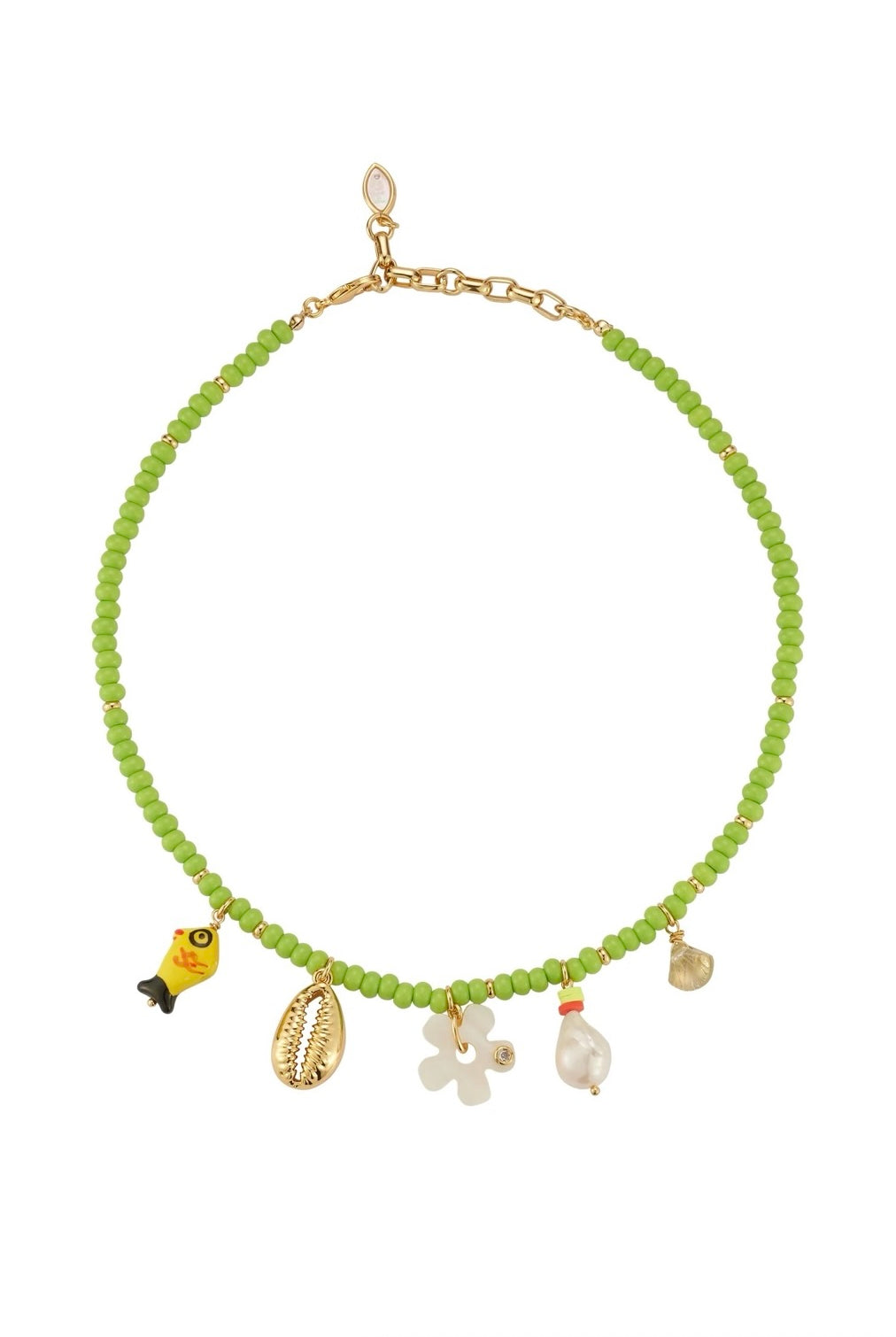 ROMY CHARM NECKLACE- GREEN
sassanova